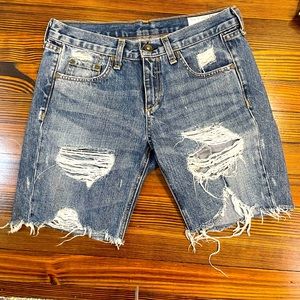 Rag & Bone Cut off Long Shorts